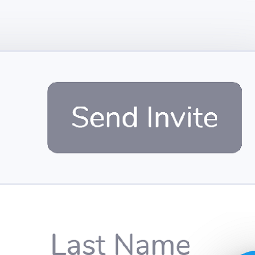Screenshot of Invitation Button
